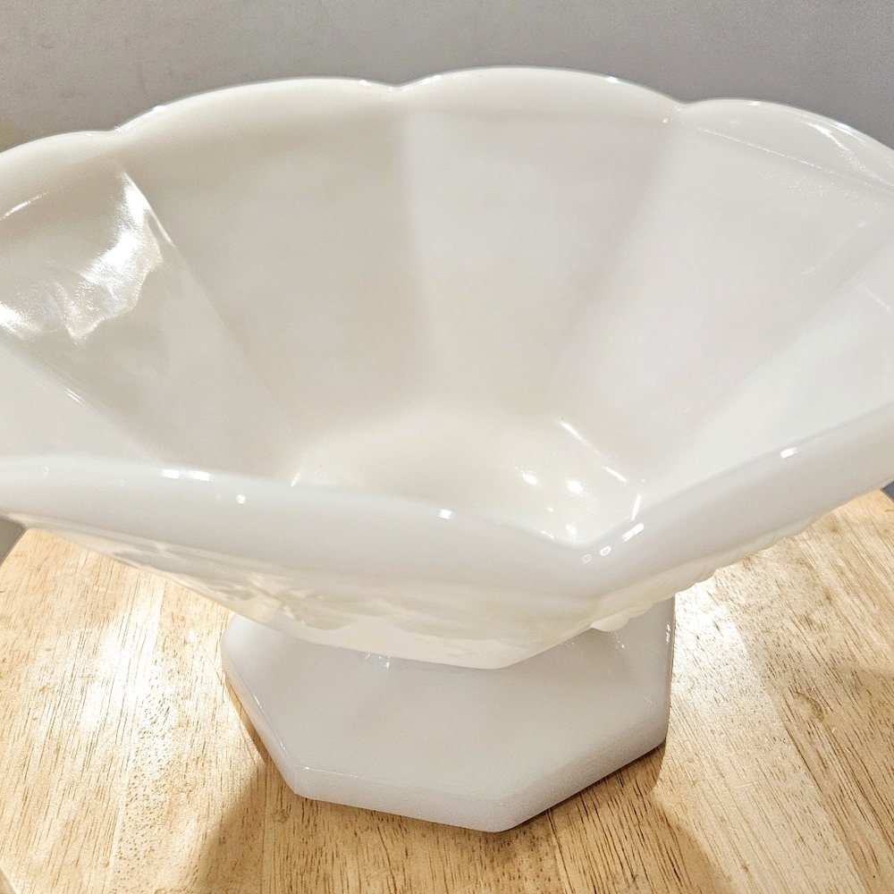 Vintage White Milk Glass Bowl